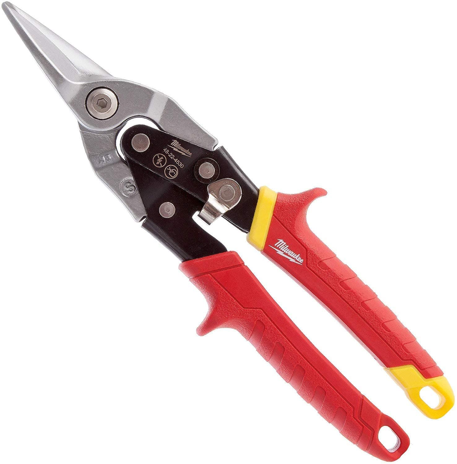 Milwaukee 48-22-4530 48224530-Cesoie, Taglio Dritto, Colore: Rosso, Red, metallo