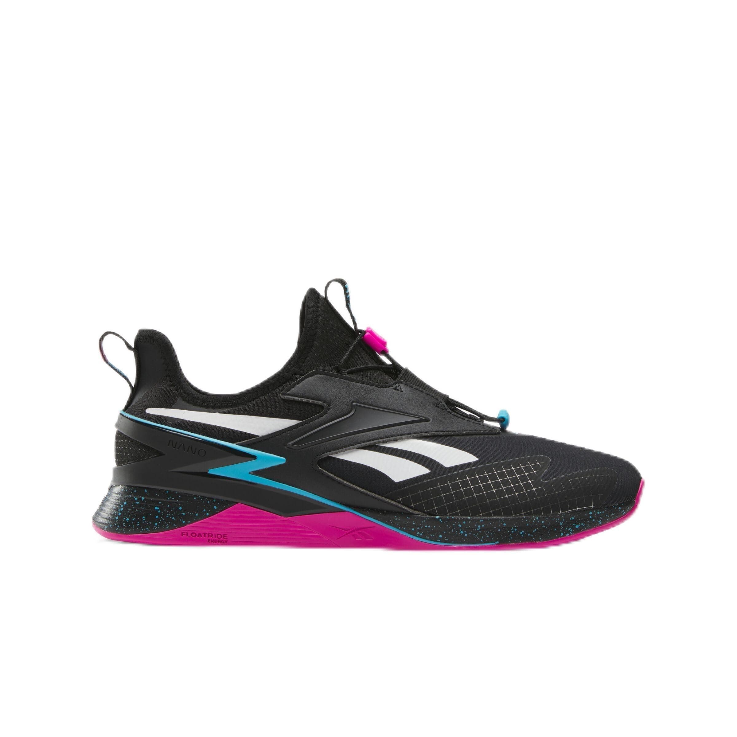 Reebok Nano X3 FRONING, Sneaker Unisex-Adulto, CBLACK/LASPIN/BOLCYA, 40 EU