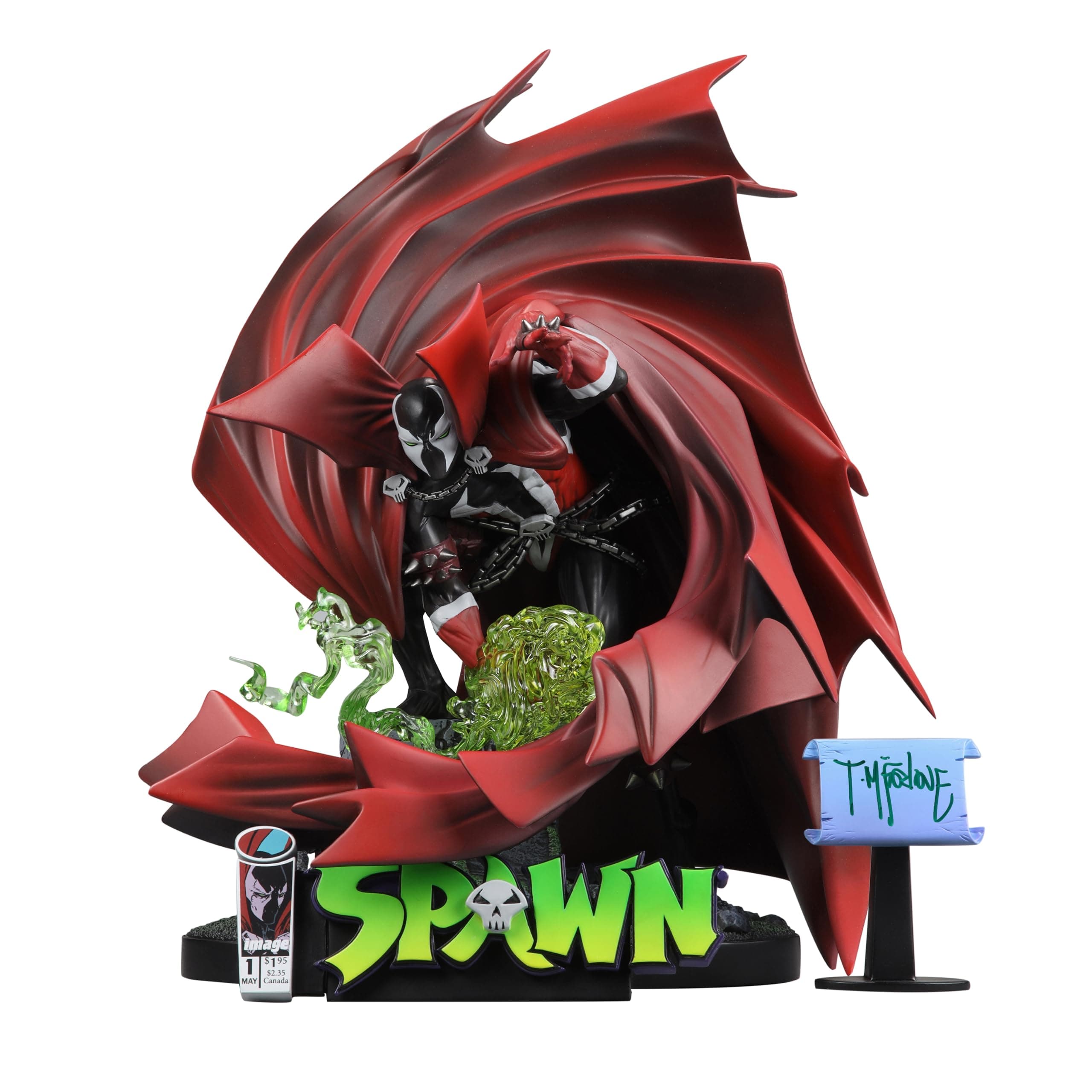 McFarlane Toys - Spawn #1 (Nero Bianco & Rosso Tutto) Statua in resina scala 1:10