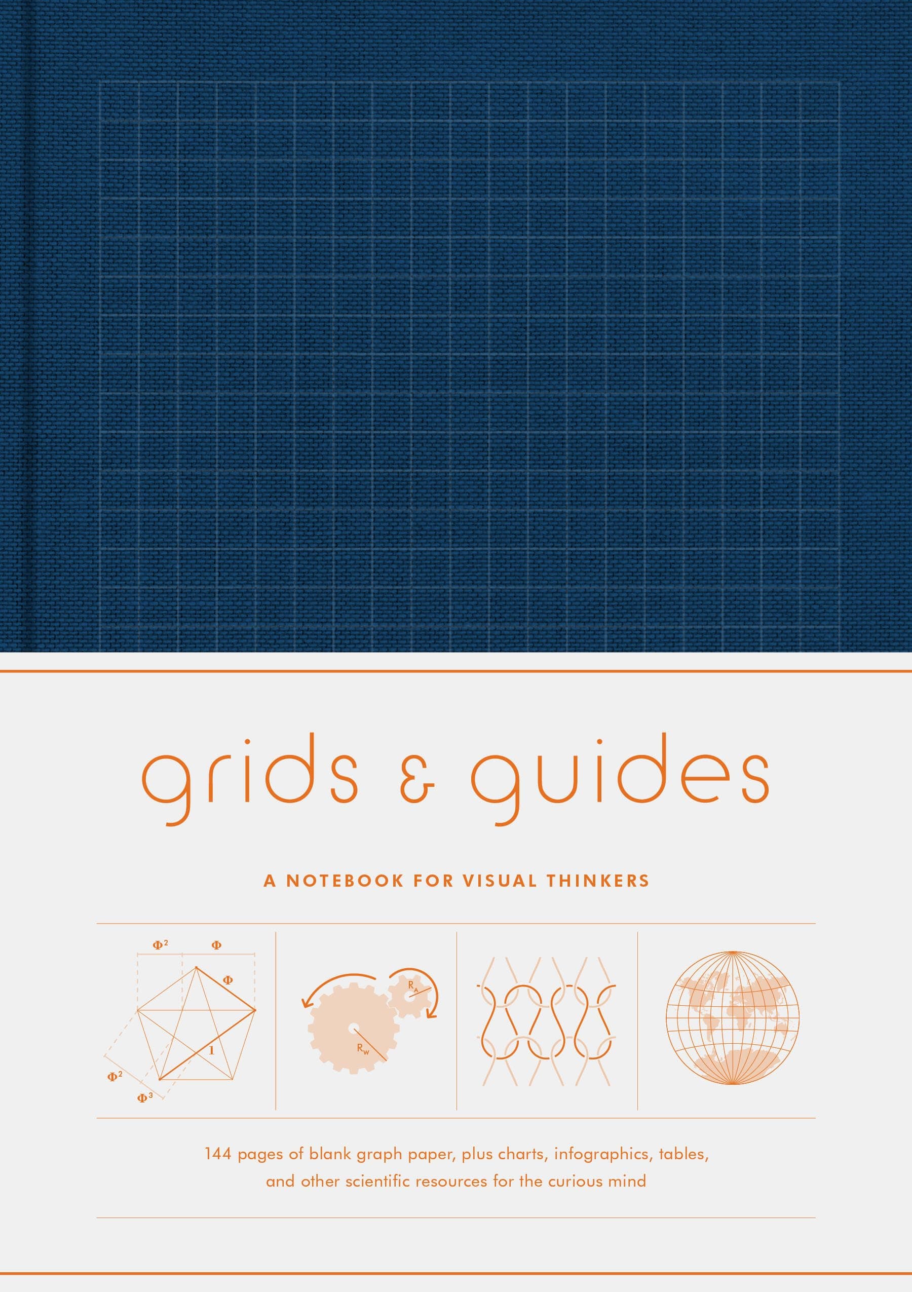 Grids & Guides Navy: A Notebook for Visual Thinkers